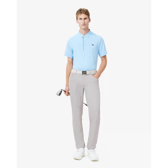 Lacoste Men's Slim-Fit Five-Pocket Stretch Pants Nimbus Size 40 0574